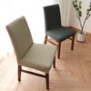 Lawalon Elastic Dining Chair Covers (Beige, Set of 2), Waterproof