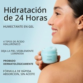 CeraVe Gel-Crema Hidratante de Control de Aceite, Hidratante Facial para Piel Grasa, Niacinamida, Ácido Hialurónico y Tecnología de Absorción de Aceit