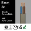Primes DIY Electric Socket wire cable 6mm Twin and Earth