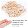 SUNNYCLUE 1 Box 120Pcs 18K Gold Plated Lobster Clasp and