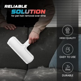 Pet Hair Remover Roller, Reusable Lint Roller for Pet Hair, Animal Hair Removal Roller for Cats and Dogs, Pet Fur from Carpet, Rugs, Stairs, Sofa, Furniture and bedding- BLUE