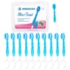 Malisseladi 5 in 1 Mini Brushes-Disposable Toothbrushes with Toothpaste,Toothpaste +