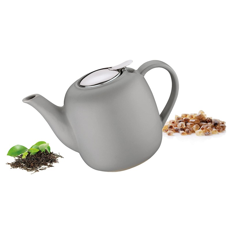 Küchenprofi London Ceramic Teapot with Stainless Steel Infuser, 8 Cup,