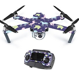 MightySkins Skin Compatible With DJI Mavic Pro Quadcopter Drone - Unicorn Dream | Protective, Durable, and Unique Vinyl Decal wrap cover | Easy To Apply, Remove, and Change Styles | Made in the USA