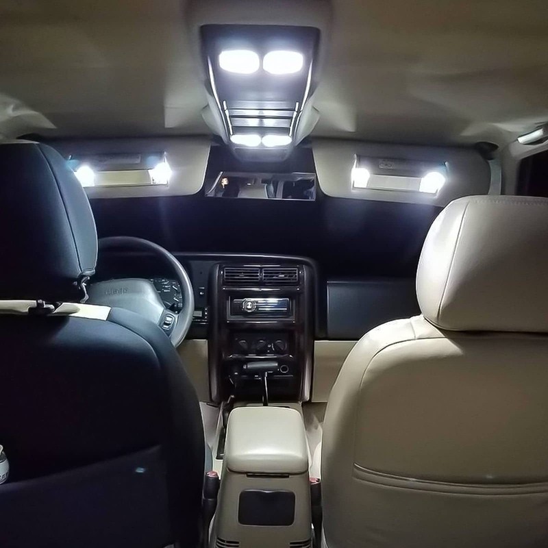 Xotic Tech 12x White LED Interior Dome Map Vanity Mirror