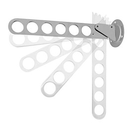 Clothes Rail Foldable Clothes Hook Chrome
