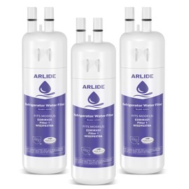 Arlide Water Filter Replacement for W10295370A, EDR1RXD1, Filter 1, W10295370, P4RFWB, P8RFWB2L, 46-9930, 46-9081 (3 Packs)