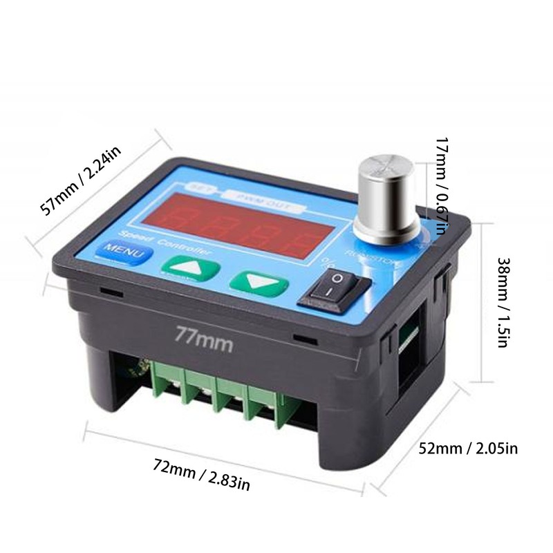 DC Motor Governor High Accuracy 4 Digit LED Display Button