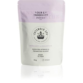 Calm & Tranquility with Bergamot & Cedarwood Luxury Magnesium Epsom Salts (GenM Tick)