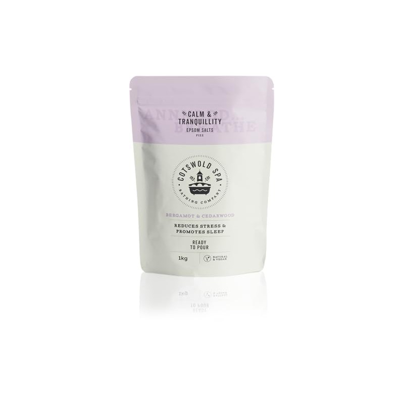 Calm & Tranquility with Bergamot & Cedarwood Luxury Magnesium Epsom