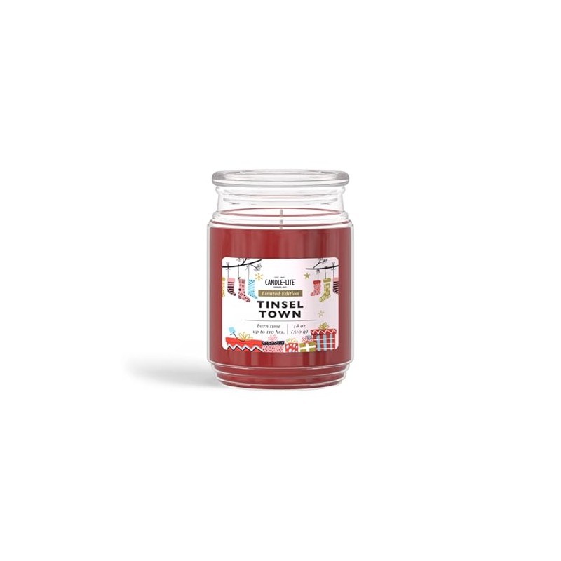 CANDLE-LITE, Tinsel Town Candle - 18 Ounce
