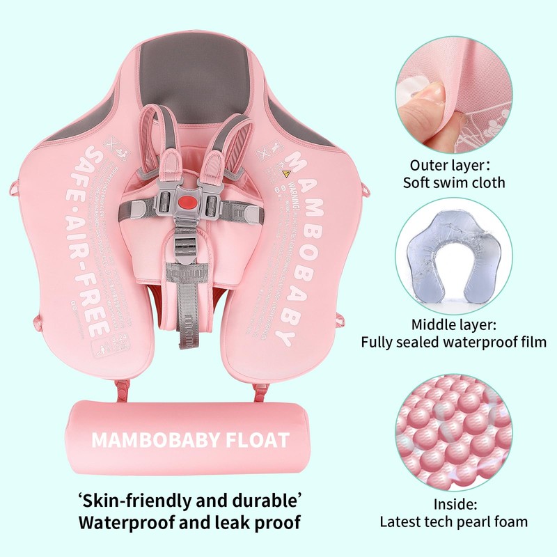Mambobaby Float with Canopy and Tail New Upgraded Non-Inflatable Baby