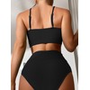 COLIZERE Trajes de Baño Mujer de Dos Piezas Bikini Cintura
