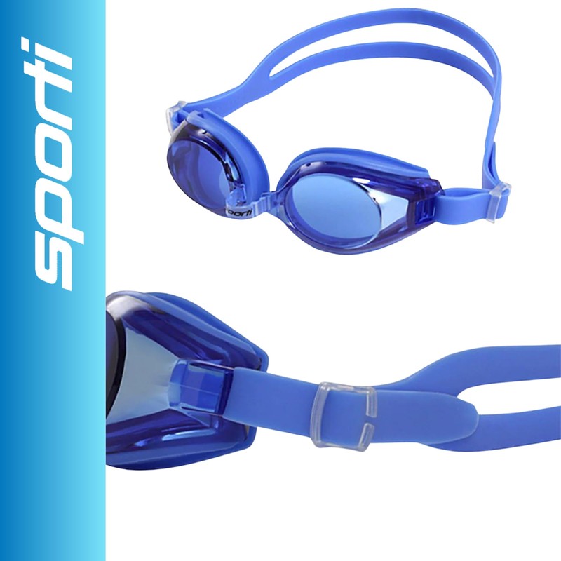 Sporti Antifog Positive Optical Goggle - Blue Lens/Blue Frame -