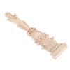 MUXSAM 30x7x1.8cm 1pcs Wood Carving Decal Corner Wood Applique Decorative