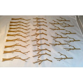 Sizzix Tim Holtz Die Cuts * Branches * Ten Sets * Black, White or Kraft Cardstock - Kraft Cardstock