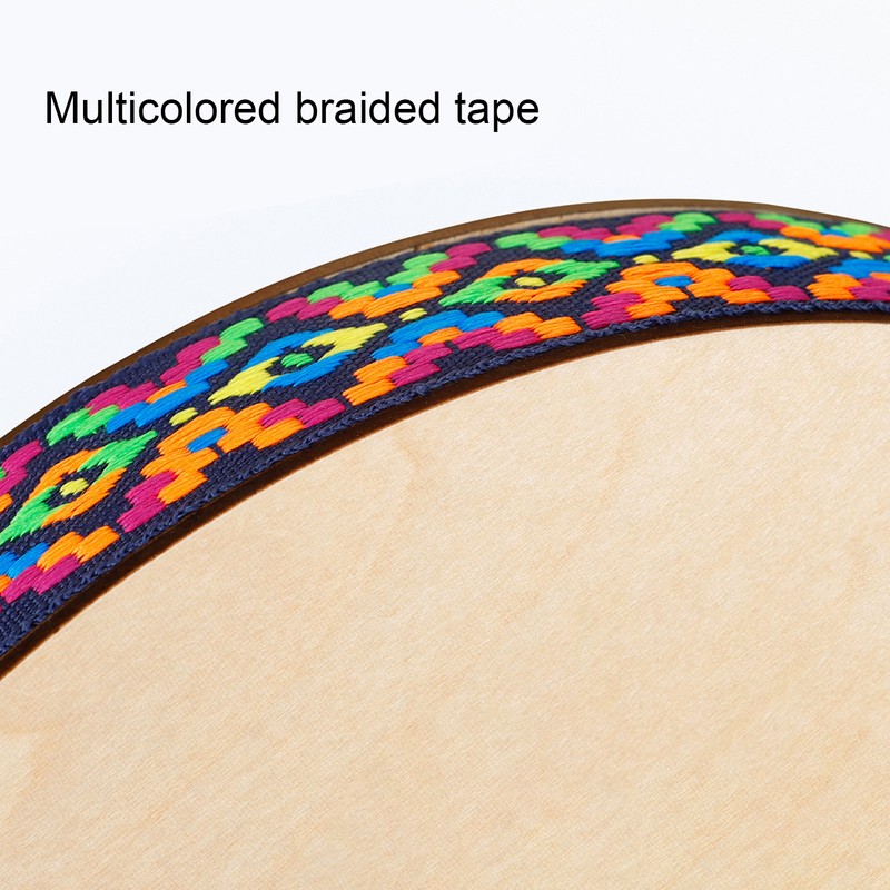 Sea Drum Ocean Wave Sound 8in Portable Maple Ethnic Musical