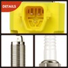 A-Premium (Yellow) Set of 8 Ignition Coil Pack and Iridium