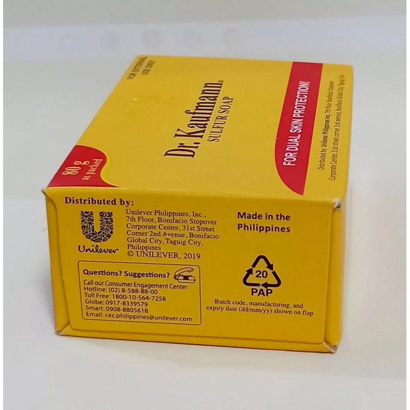 Dr. Kaufmann Sulfur Soap (2 Bars x 80g) Dual Skin