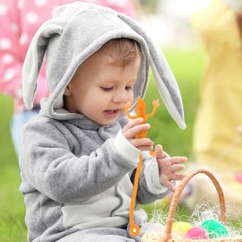STOBOK Lagarto Pegajoso 20 Piezas De Juguete De Lagarto Juguetes Divertidos Y Pegajosos Manos Pegajosas Figuras De Gecko De Lagarto Juguetes De Lagartos Elásticos Y Pegajosos para