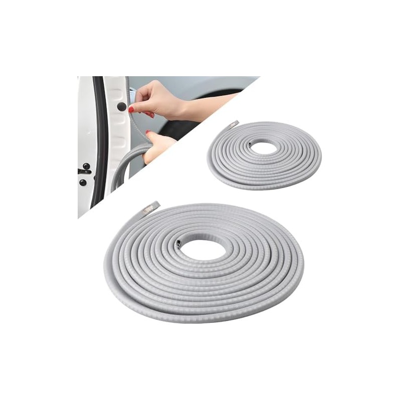 Protector Borde Puerta Auto Sello Hule Moldura Antirrayas Universal 10m