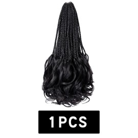 Crotchet Braids Extensions Hair - French Curly Braiding Hair Loose Wavy Curl Braids Deep Wave Synthetic Pre Stretched 3226