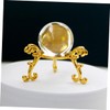 FUNOMOCYA 1set Crystal Ball with Stand Clear Decorative Sphere for