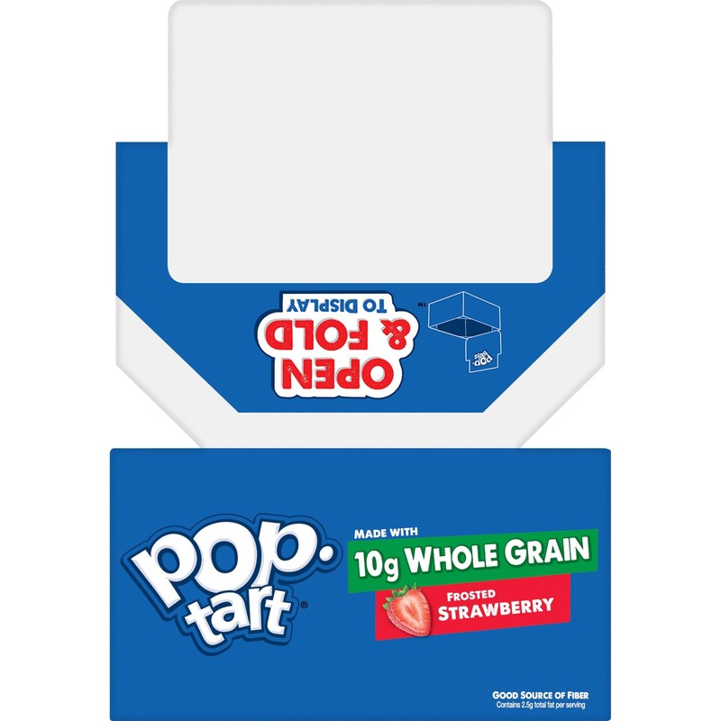 Pop-Tarts Toaster Pastries, Made with Whole Grain, School Lunch, Frosted