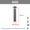 TERF® M8 X 70mm Hex Socket Cap Button Head Machine