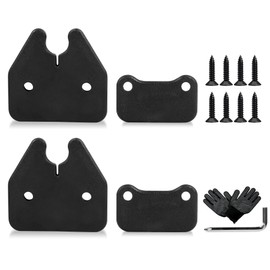 Sun Visor Repair Kit Sun Visor Clips Fit for Dodge RAM 1500 Trucks 2019 2020 2021 2022 2023, Sun Visor Clip Fix Replacement (2Set Black)