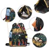 DRYFAL Drawstring Foldable Large Capacity Dry-wet Separation Travel Sports Backpack,