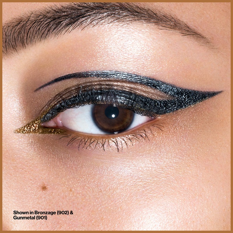 Revlon So Fierce! Chrome Ink Liquid Eyeliner, Longlasting Bold Metallic
