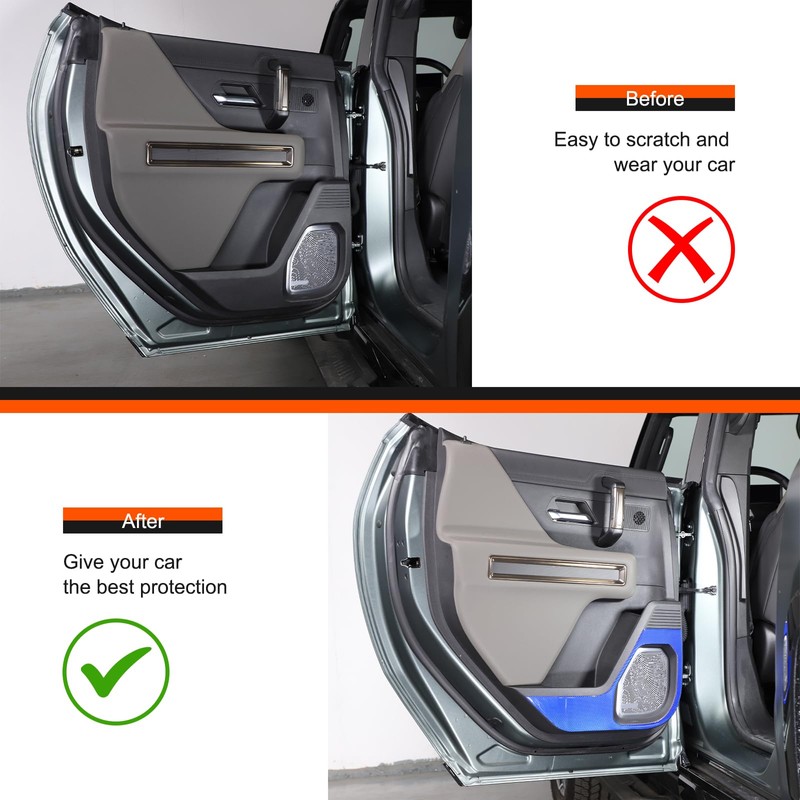 Car Door Anti Kick Pad Cover for Hummer EV Accessories