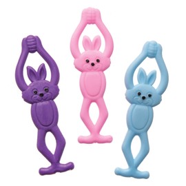 Baker Ross AW262 Stretchy Flying Bunnies, Perfect for Kids Outdoors, Great for Party Bag Fillers, Party Prizes, Gifts and More (Pack of 8)