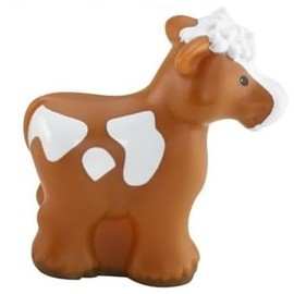 Replacement Part for Little-People Farm Animal Friends Playset - DNF54 ~ Replacement Brown and White Spotted Cow