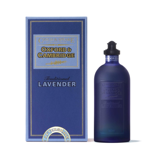 Czech & Speake Oxford & Cambridge Aftershave Shaker Bottle 100ml (3.4 Fl Oz) | Fresh, Herbaceous, Invigorating | Luxury Men’s Aftershave | Finest Essential Oils | Lavender, Oakmoss, Peppermint