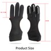3 Finger Archery Gloves, Gloves Finger Protection, Archery Glove Protection,