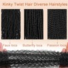 Afro Twist Hair 8 Inch Marley Twist Braiding Hair 8