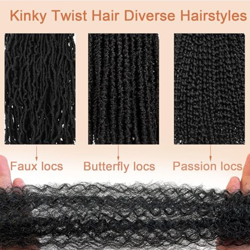 Afro Twist Hair 8 Inch Marley Twist Braiding Hair 8