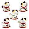 Freak Scene Ceramic Kittens - Small Lucky Cats - White