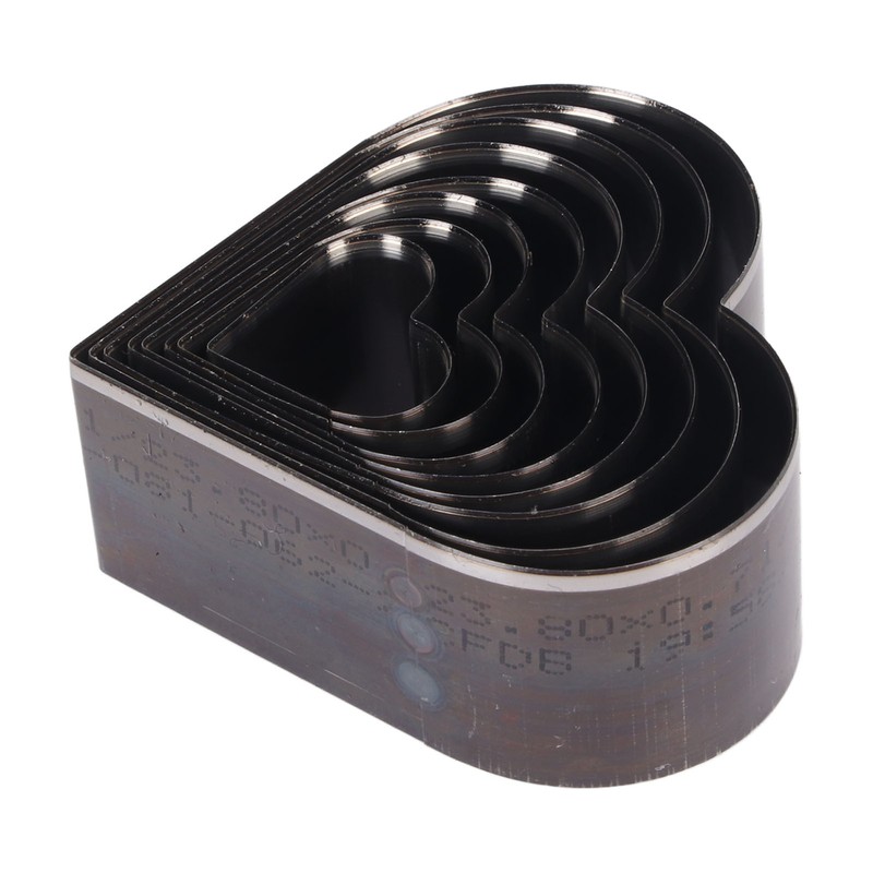8pcs Leather Die Cutter Hollow Punching Tool High Carbon Steel