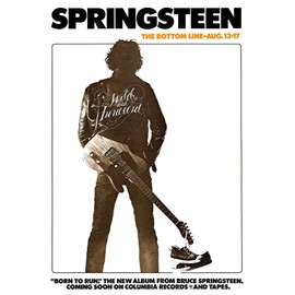 Bruce Springsteen at the Bottom Line - Concert Poster print (24”x36”)