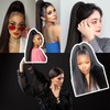 Ponytail Extension, 60 cm Long, Straight Ponytail Hairpiece, Synthetic Hair