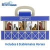 Breyer Horses Farms Wooden Stable Playset with 6 Horses |
