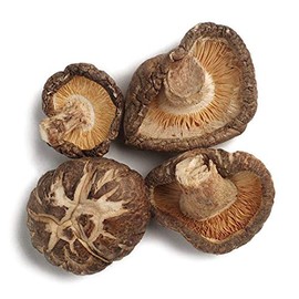 Frontier Co-op Mushrooms, Shiitake Whole, Kosher | 1/2 lb. Bulk Bag | Lentinus edodes (Berk.) Sing.