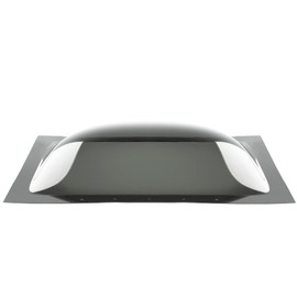 RecPro RV Skylight Outer Dome | 14" x 22" Universal Outer Skylight | Bubble Style (Smoke)