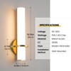 AIJIASI Wall Sconces - 15 inch Gold Wall Sconces Set