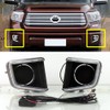 LED DRL Fog Lights Fit for 2014-2021 Toyota Tundra with