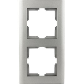 REV 0239890106 Matrix 2-Way Frame Platinum Surface-Mounted Installation, 2-fach