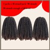 90strands Spring Twist Hair 8 Inch Spring Twist Crochet Hair